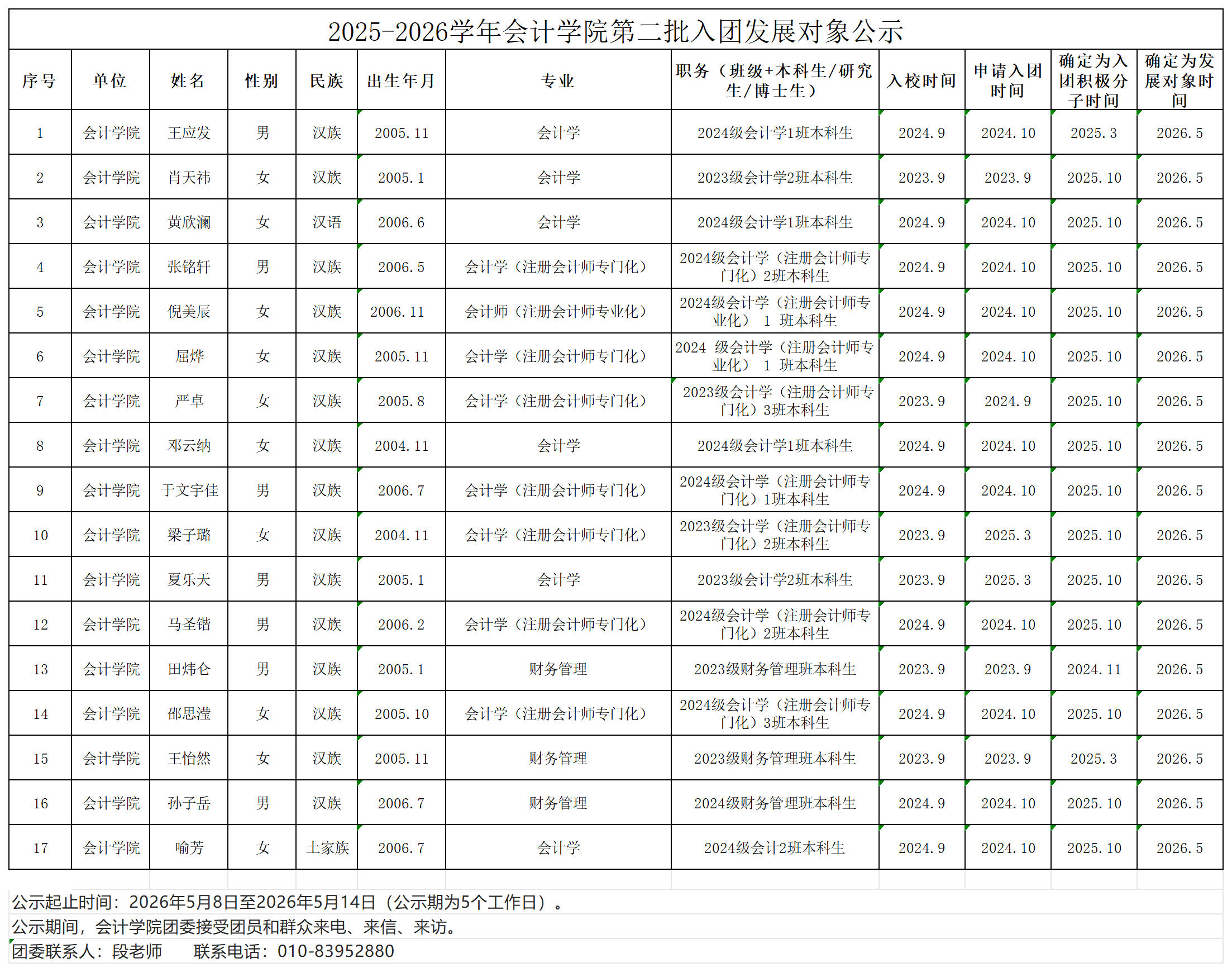 2026年上半年入团发展对象公示_Sheet1.png